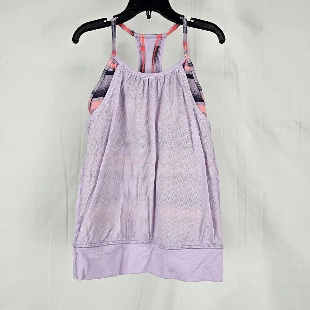 Ivivva by Lululemon Double Dutch Tank Top Size 6 Girls Lavender